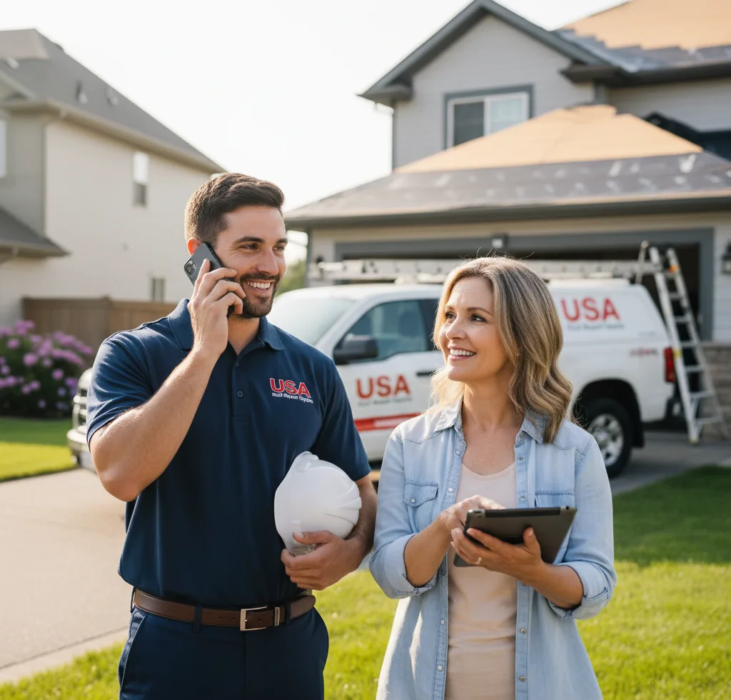 USA Roof Repair Experts customer support in Wexford